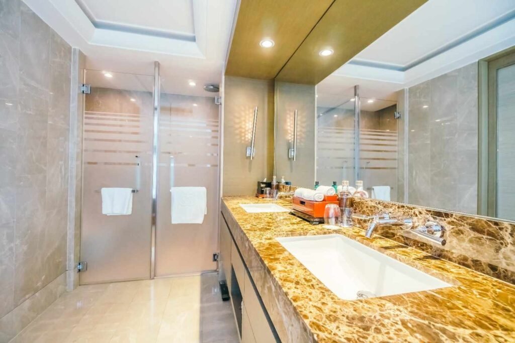tidy bathroom with shiny tiles 1.jpg